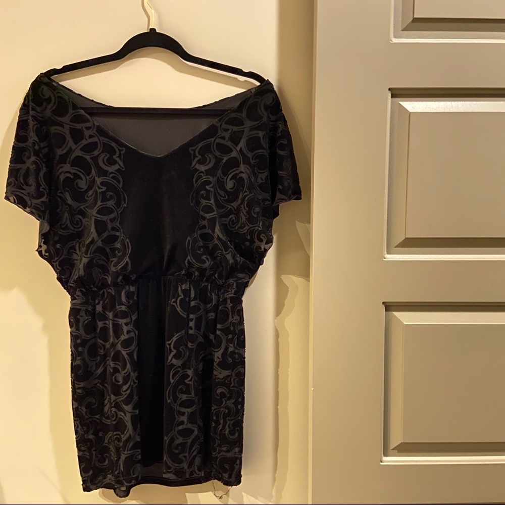 White House Black Market Velvet Dress